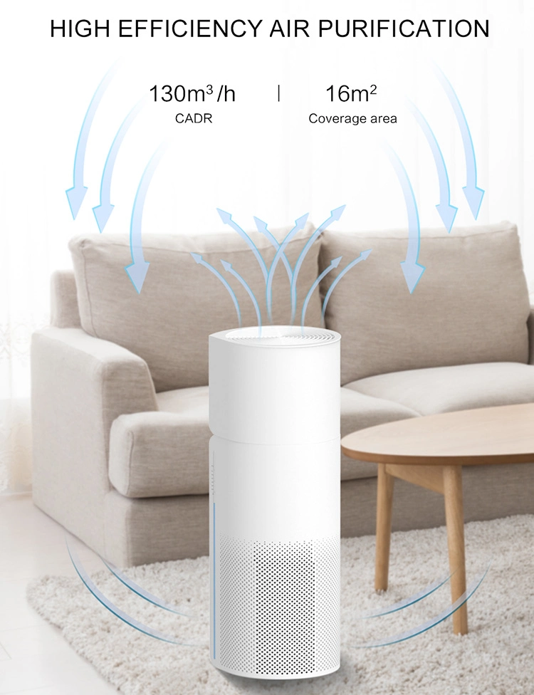 Custom Commercial Office Floor Standing HEPA Filters LED Light Humidifier and Air Purifier