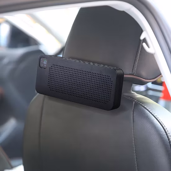 目に見える空気品質表示を備えた ABS 車用空気清浄機